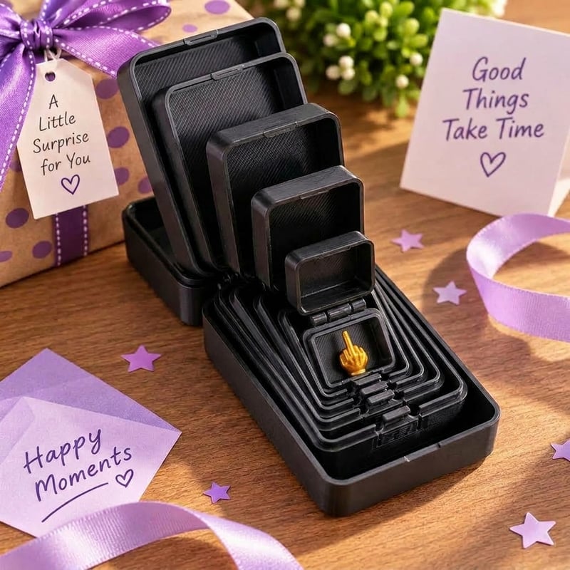 Multi-layer nesting surprise prank gift box - image 17