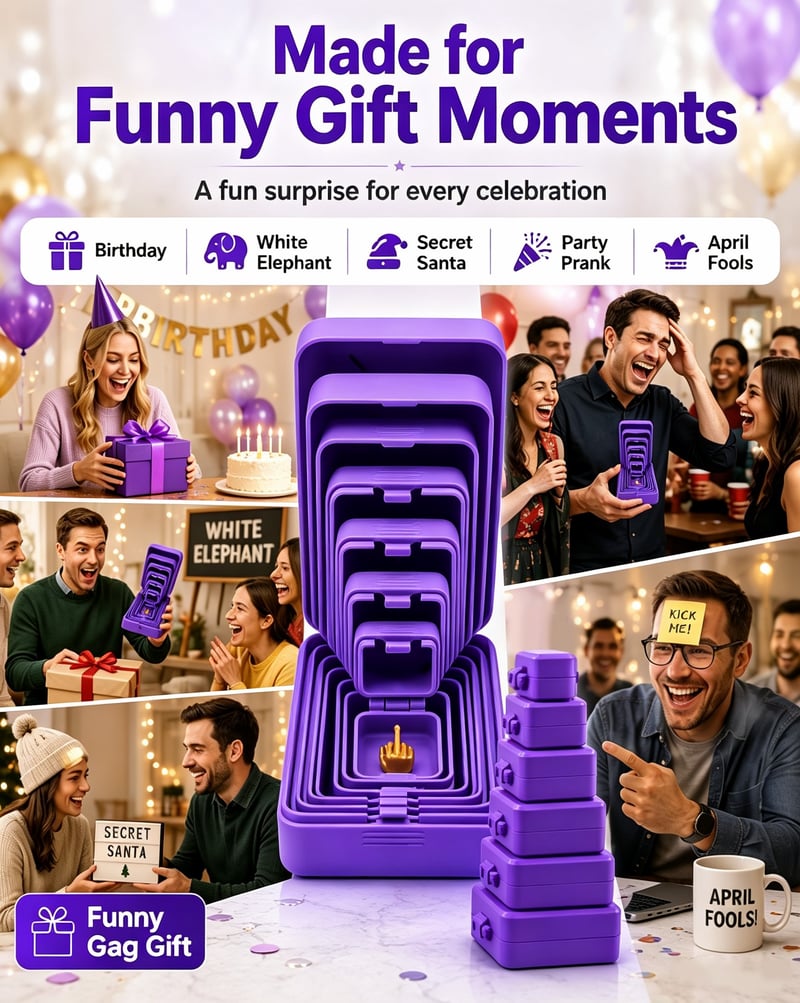 Multi-layer nesting surprise prank gift box - image 8