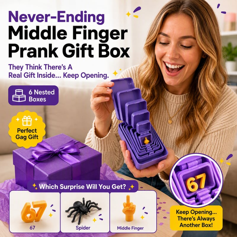 Multi-layer nesting surprise prank gift box - image 2