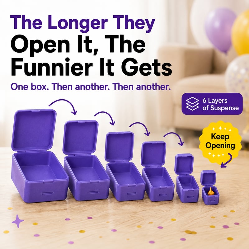 Multi-layer nesting surprise prank gift box - image 7
