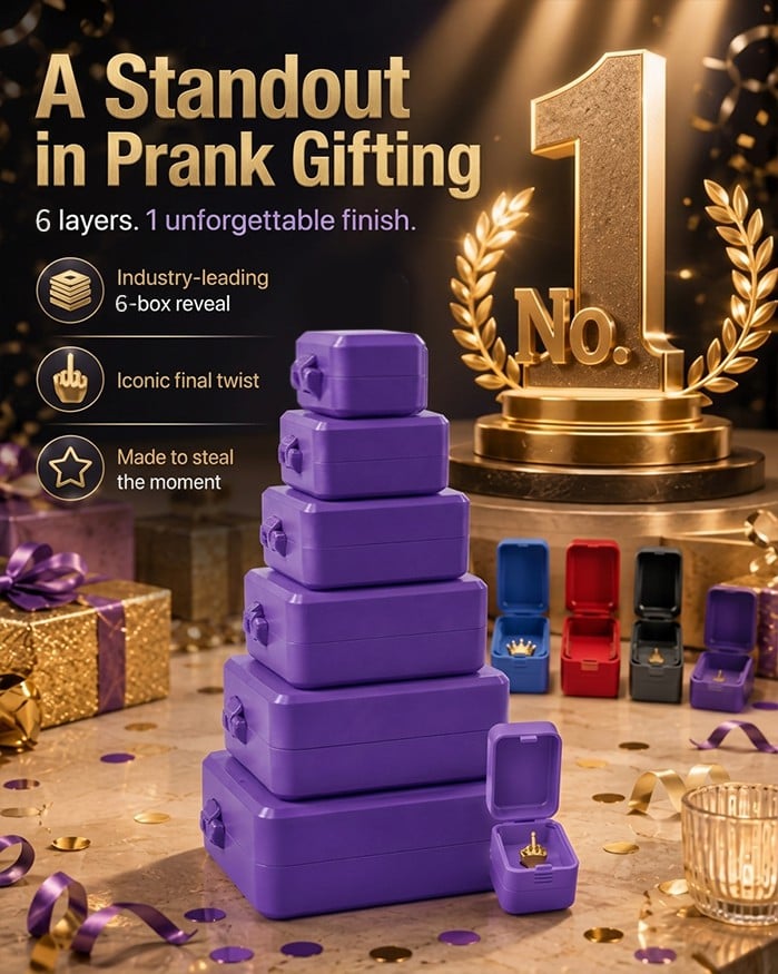 Multi-layer nesting surprise prank gift box - image 3