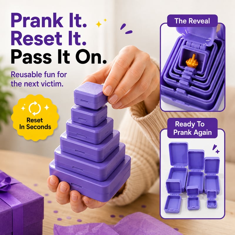 Multi-layer nesting surprise prank gift box - image 12