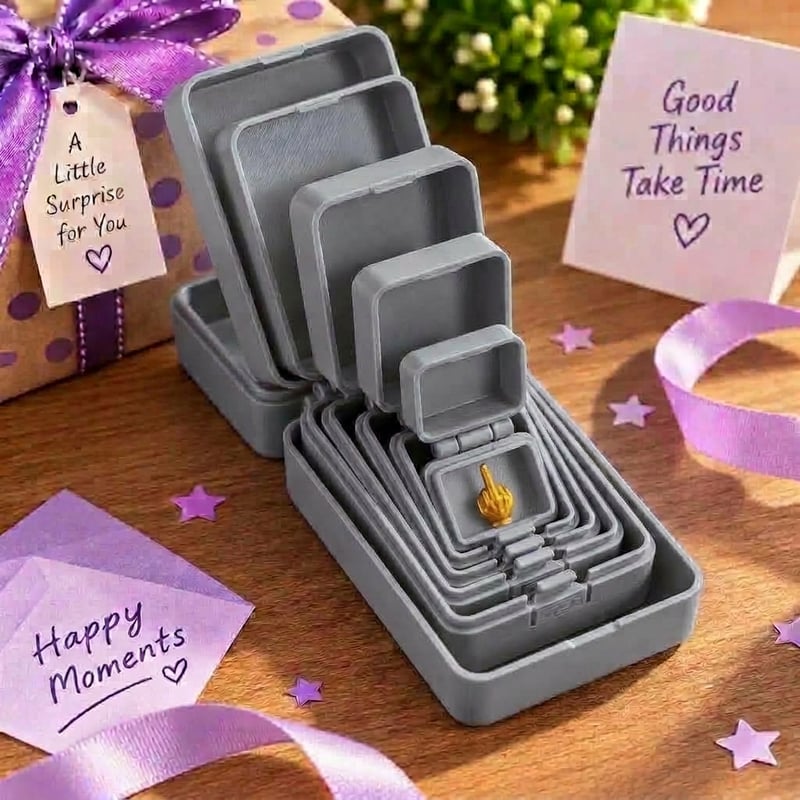 Multi-layer nesting surprise prank gift box - image 19
