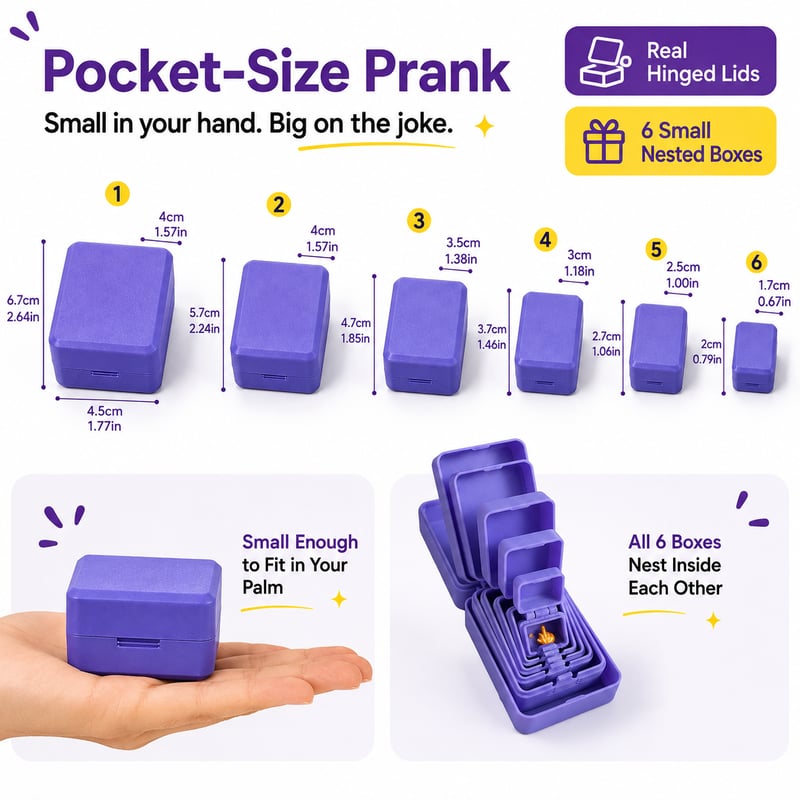 Multi-layer nesting surprise prank gift box - image 14