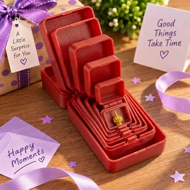 Multi-layer nesting surprise prank gift box - image 16