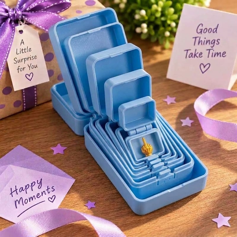 Multi-layer nesting surprise prank gift box - image 15